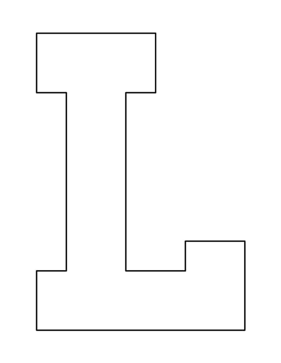 Letter L Tracing Worksheets Pdf Free Vectors